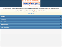 Tablet Screenshot of hi-reach.com